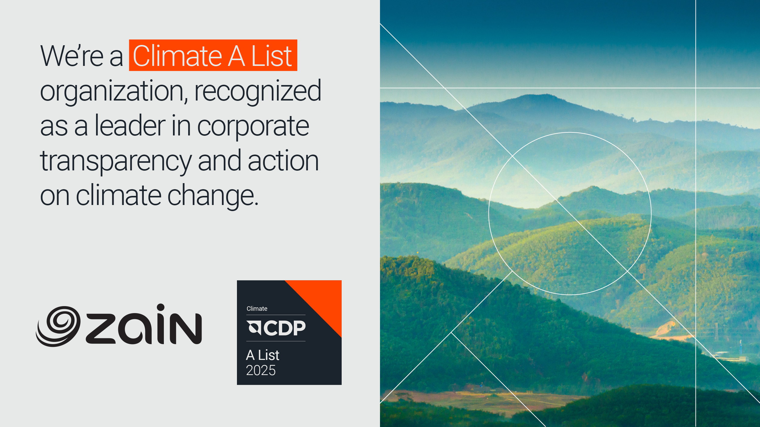 Zain upgraded to top ‘A’ score in CDP Climate Change 2025, region’s only telecom operator at this leadership level