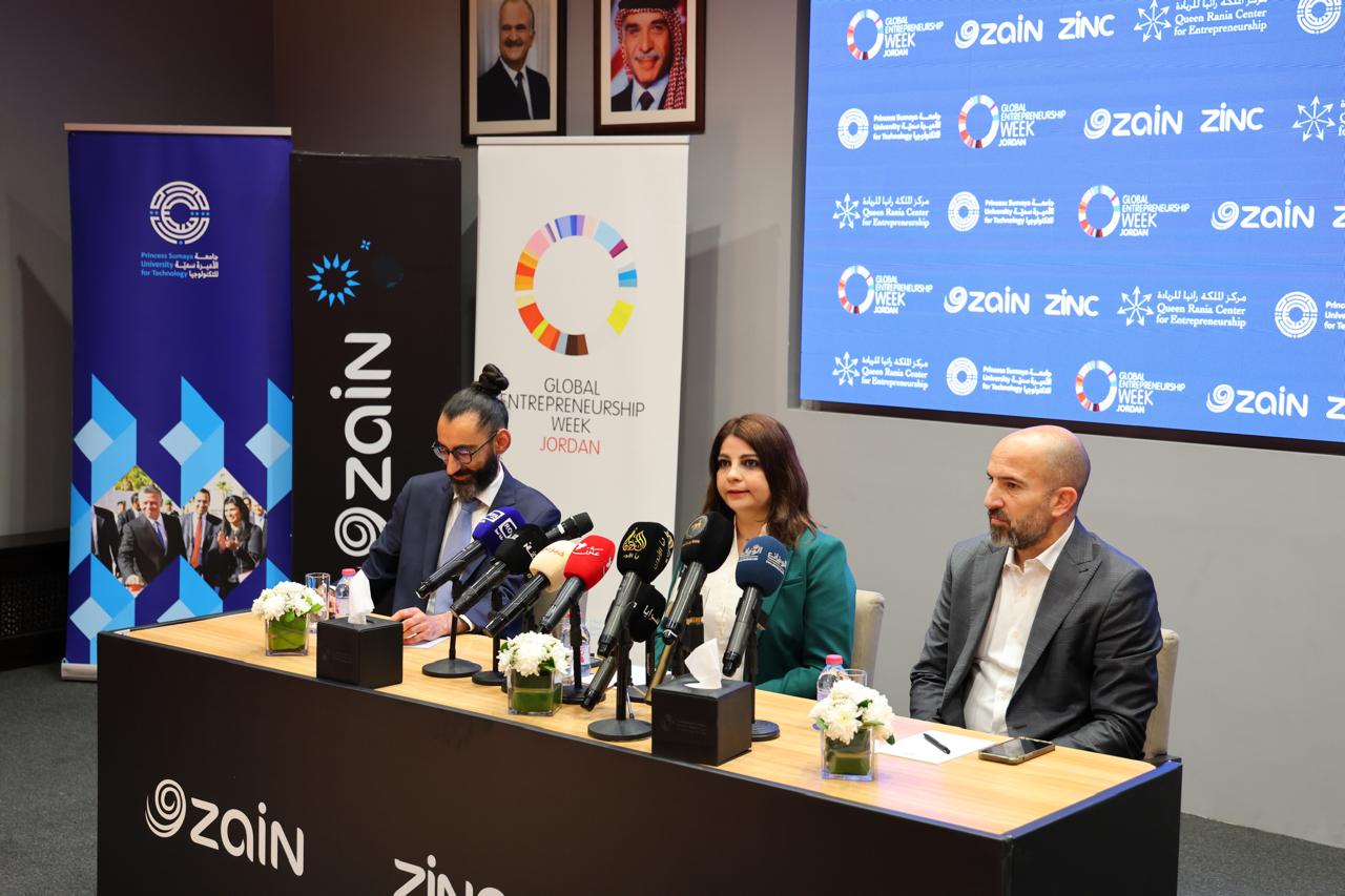The 17th Edition of Global Entrepreneurship Week Kicks Off in Collaboration between Princess Sumaya University for Technology and Zain Innovation Campus (ZINC)